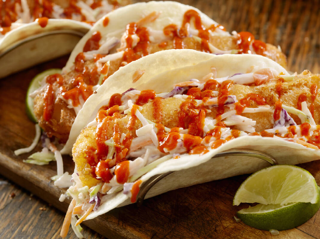 Hooked on fish tacos for a light spring meal
